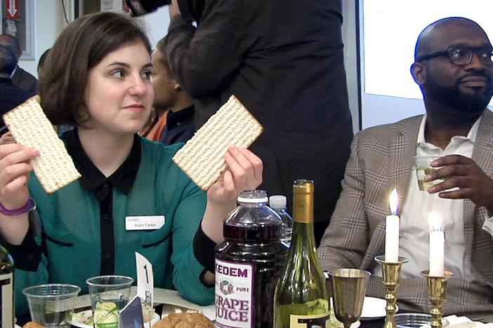 A special Passover seder brought together African Americans and Jews to share the ritual.