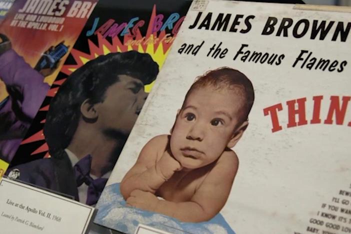 Deanna Brown talks with filmmaker Crystal Kwok about her father, James Brown.