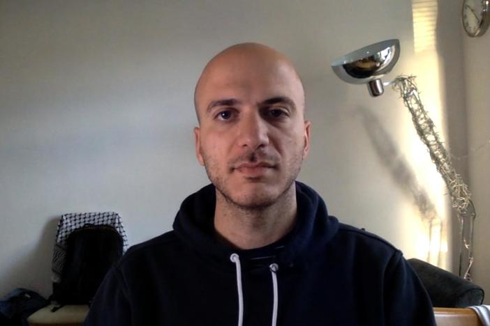 Syrian refugee and filmmaker Hassan Akkad discusses his experiences in a London hospital.