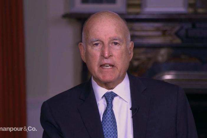 California Governor Jerry Brown joins the program.