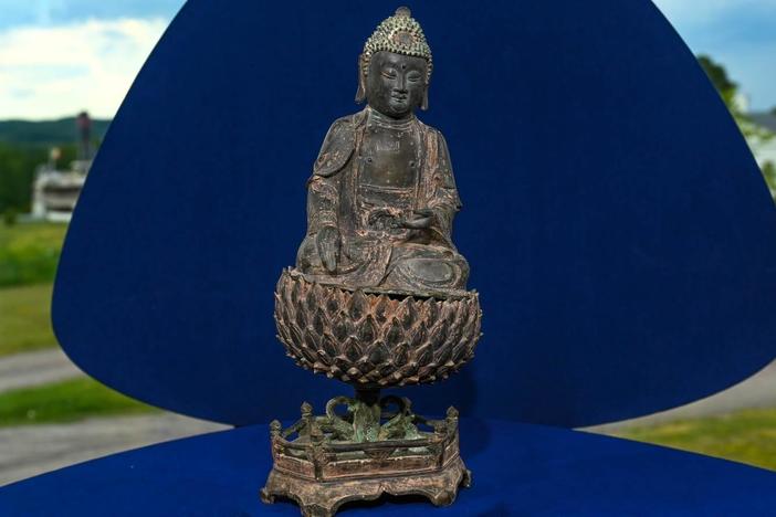 Appraisal: Chinese Late Ming Dynasty Buddha Bronze