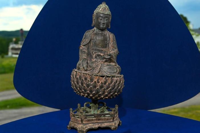 Appraisal: Chinese Late Ming Dynasty Buddha Bronze
