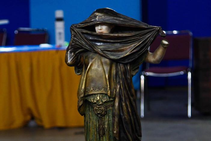 Appraisal: J.L. Gérôme Bronze & Marble Figure, ca. 1890