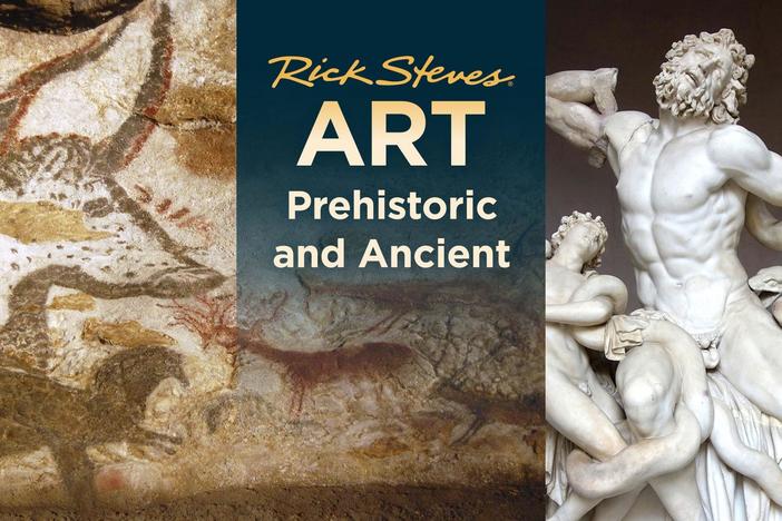 Prehistoric cave paintings; Egyptian pyramids and temples; classical Greek statues.