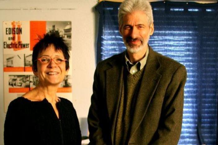 Gwen speaks to historian Paul Israel.