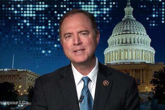 U.S. Rep. Adam Schiff reacts to the breaking news of Michael Cohen's guilty plea.