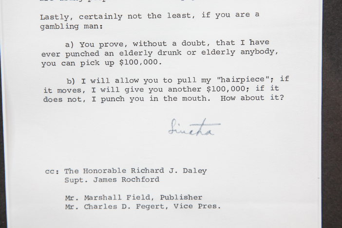 Appraisal: Appraisal: 1976 Frank Sinatra-signed Letter