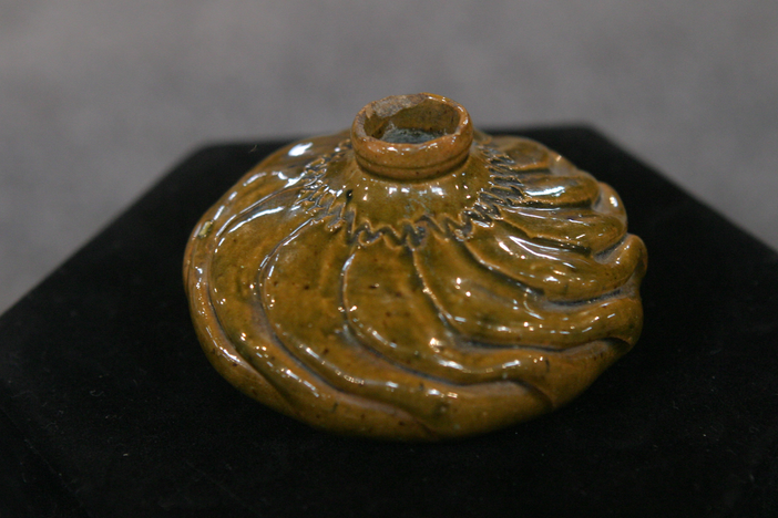 Appraisal: George Ohr Vessel, ca. 1900, in Vintage Chicago.