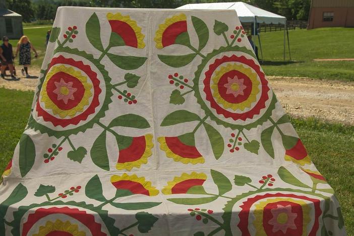 Appraisal: Hand Appliqué Quilt Top, ca. 1860