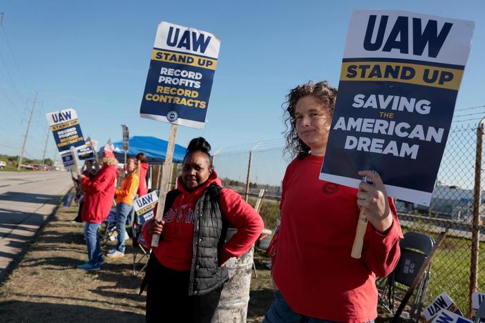 UAW strike stretches on amid warnings of more factory shutdowns