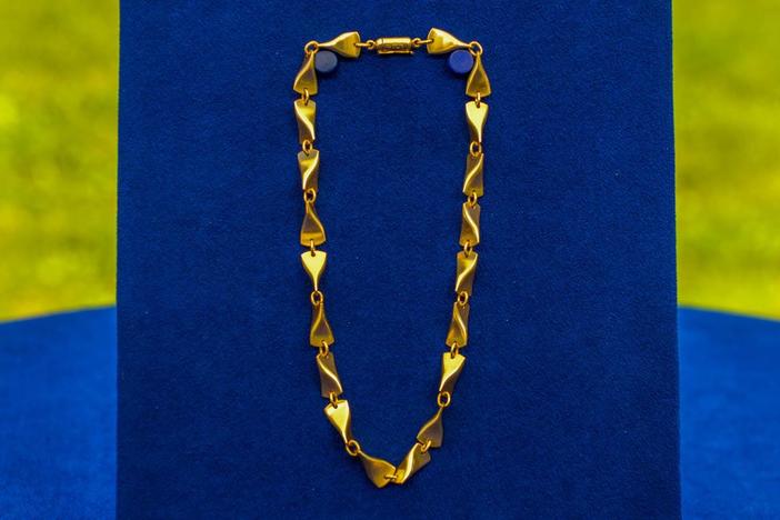 Appraisal: Georg Jensen Gold Necklace, ca. 1960