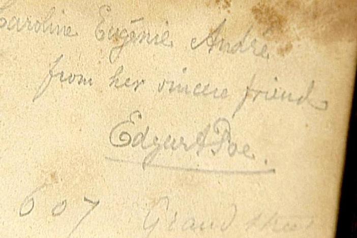 Appraisal: Edgar Allan Poe Inscribed Book, from Vintage Baltimore.