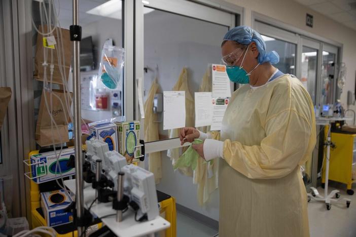 High hospitalization numbers are putting a strain on nurses