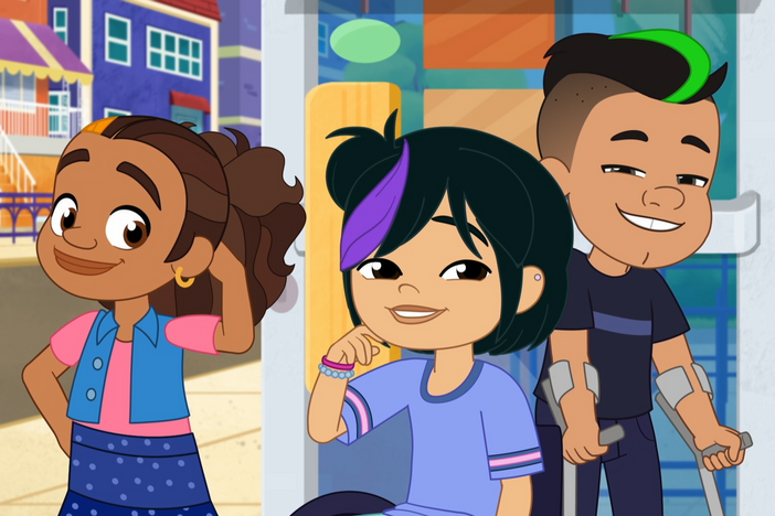 A cow is on the loose in the Bronx. / Alma and her friends copy Lucas’ new hairstyle.