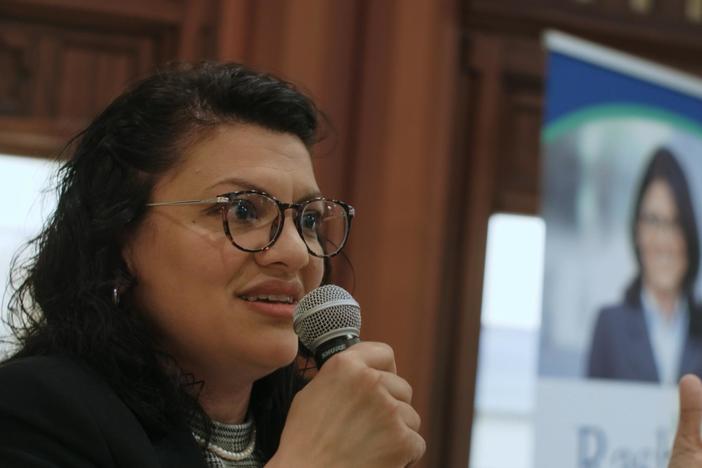 Rashida Tlaib shares a personal story.