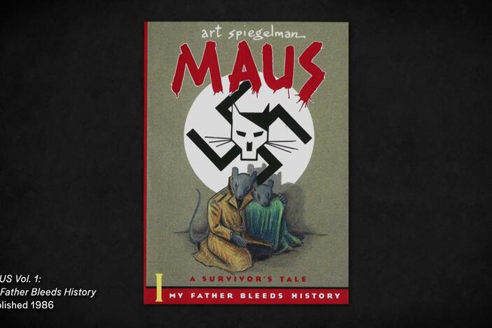 “Maus” was about Art Spiegelman’s father’s experiences in the Holocaust and their relationship.