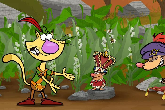 Nature Cat and his pals are visited by King Galahad and his Royal Valet.