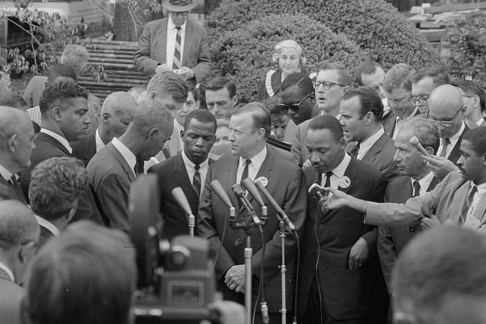 Mahalia provided the soundtrack and MLK gave the sermon for the 1963 March on Washington.