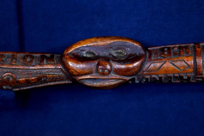 Appraisal: Late 19th-Century Orion Mike Cribbins Cane from El Paso Hour 1.