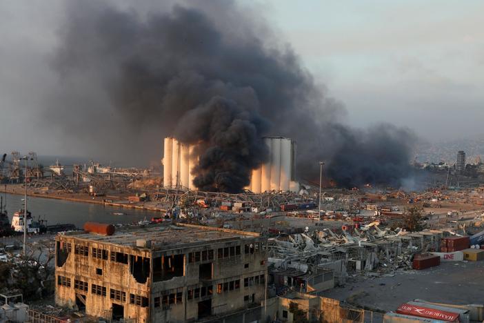 Mammoth explosions rock Beirut, killing at least 60 and injuring thousands