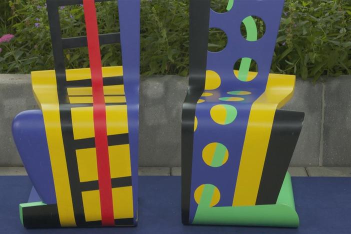 Appraisal: 1989 Alan Siegel Harlequin Chairs