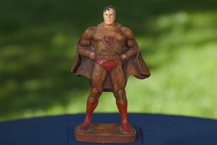 Appraisal: 1942 DC Comics Promotional Superman Figure