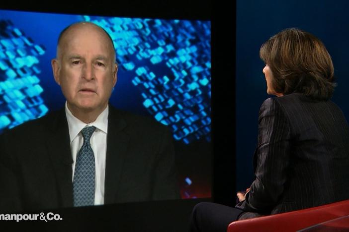 Christiane Amanpour speaks to Gov. Jerry Brown about the California fires.