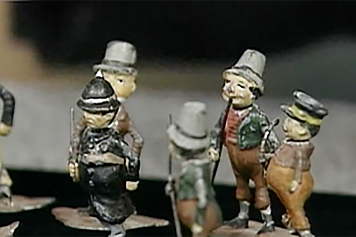 Appraisal: Nodder Sets, ca. 1900, in Vintage Portland.