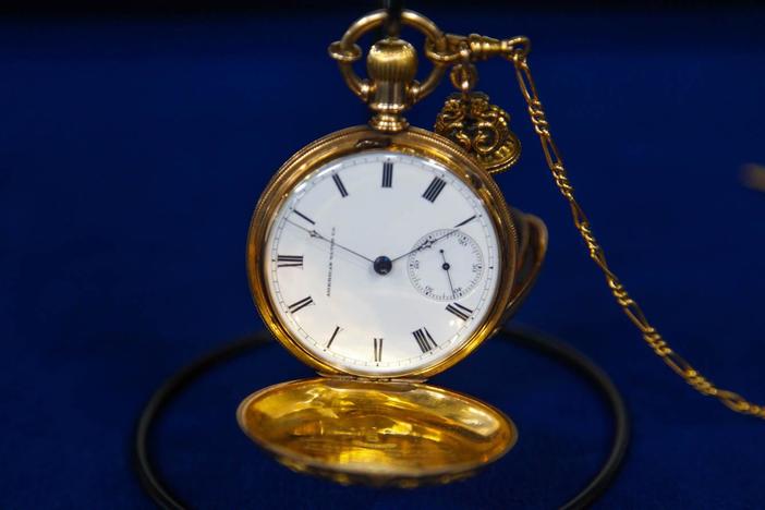 Appraisal: 1871 Waltham Gold Presentation Pocket Watch
