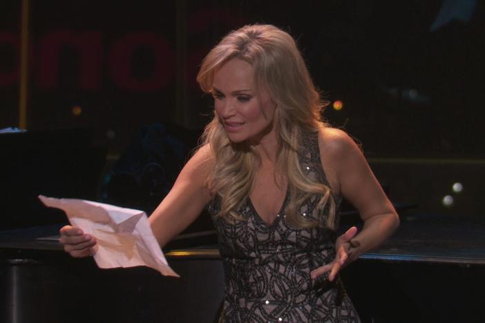 Bonus feature showcasing Kristin Chenoweth's full performance of "Somebody, Somewhere."