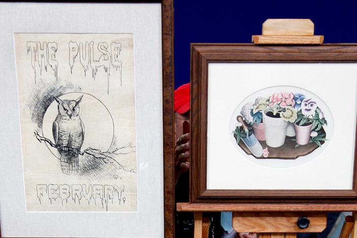 Grant Wood Drawing, Lithograph & Trunk from ROADSHOW's Special: Junk in the Trunk