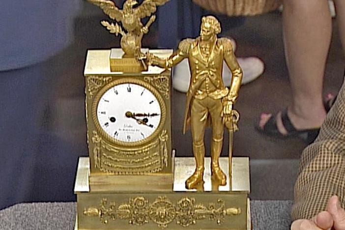 Appraisal: Early 19th-Century George Washington Mantel Clock
