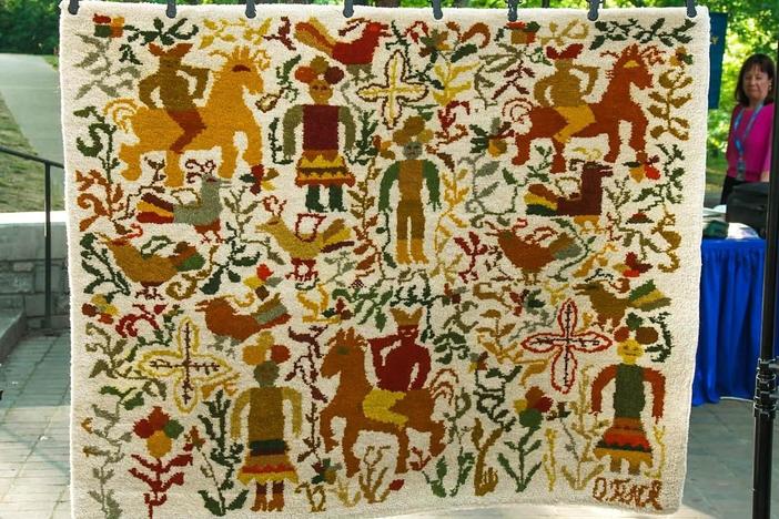 Appraisal: Olga Fisch Caballito Rug, ca. 1975
