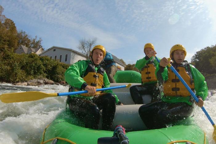 New England’s first whitewater park, lobster harvesting and handmade waxed canvas bags.