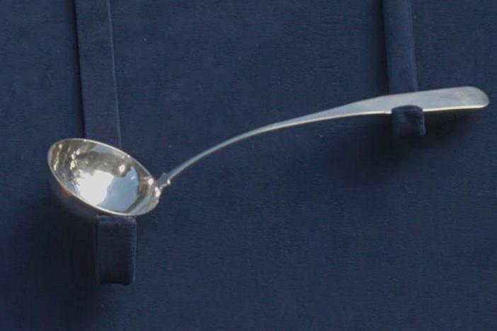 Appraisal: 1823 Samuel Ayres Kentucky Coin Silver Ladle