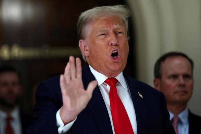 Trump amplifies violent rhetoric against his perceived enemies as civil fraud trial begins