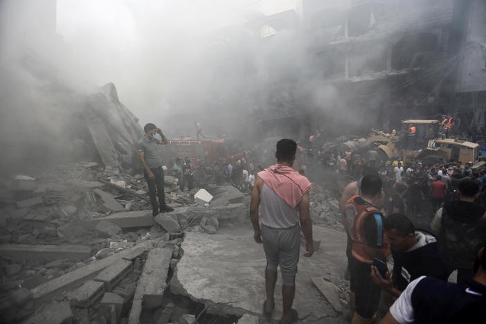 Israel levels parts of Gaza in retribution for Hamas terror attack