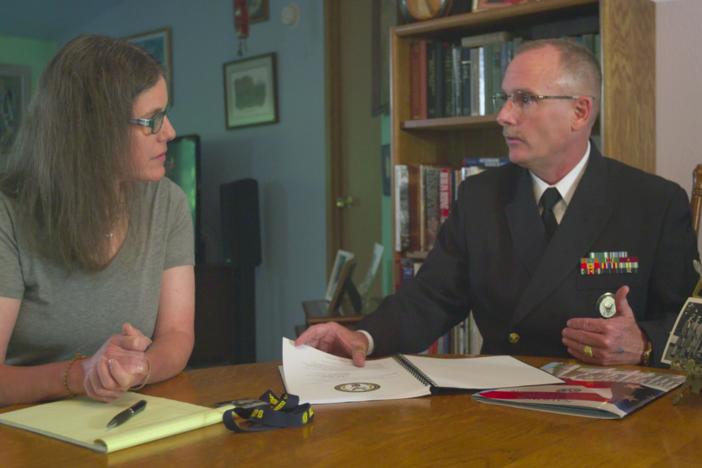 Bethany Glenn receives exciting news from the U.S. Navy. 