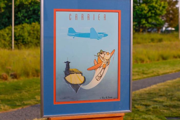 Appraisal: Disney ‘Carrier’ Gouache Painting, ca. 1942