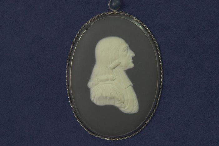 Appraisal: 1884 John Wesley Wedgewood Jasperware Plauqe