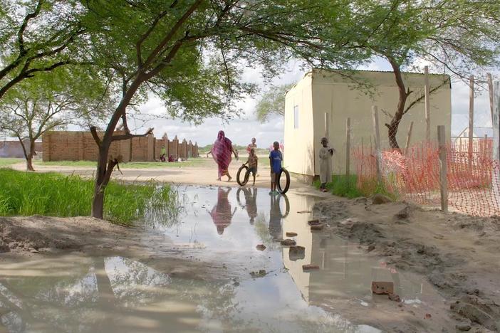 Refugees flee conflict sparked by climate change in central Africa