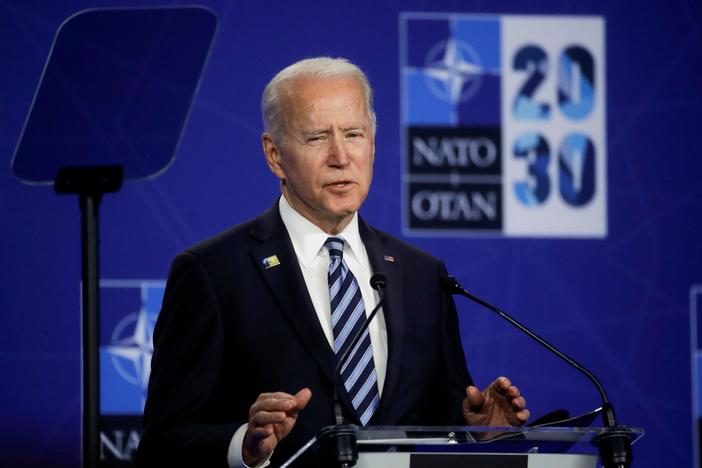 Biden underscores US commitment to NATO in sharp contrast to Trump