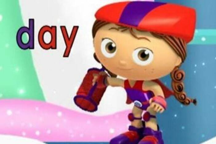 Decoding the letters A-Y from the word DAY in the Clean Teeth Pledge.