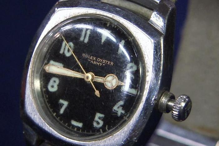Appraisal: Rolex "Army" Wristwatch, ca. 1940, from ROADSHOW's Special: Junk in the Trunk.