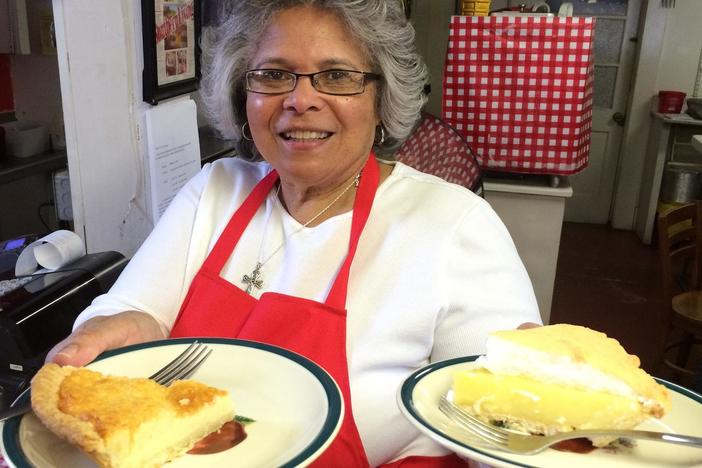 These pie-making women surprised us with their tight harmonies and beautiful voices.