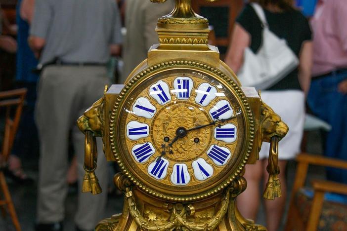Appraisal: 19th C. Courtois Table Clock