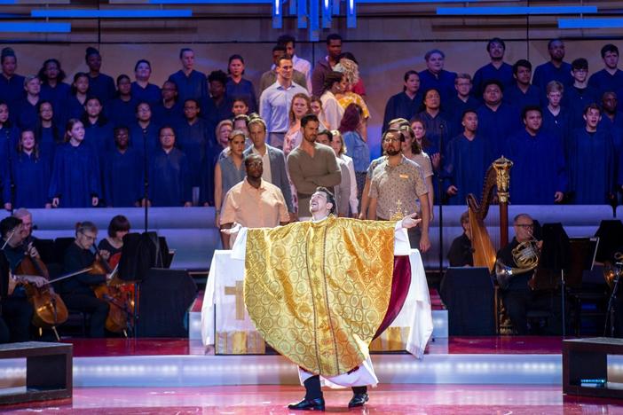 Learn about why Leonard Bernstein wrote the musical and its premiere at the Kennedy Center