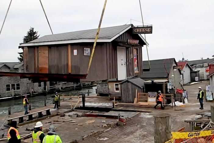 Climate change threatens Michigan’s Fishtown and its historic shanties