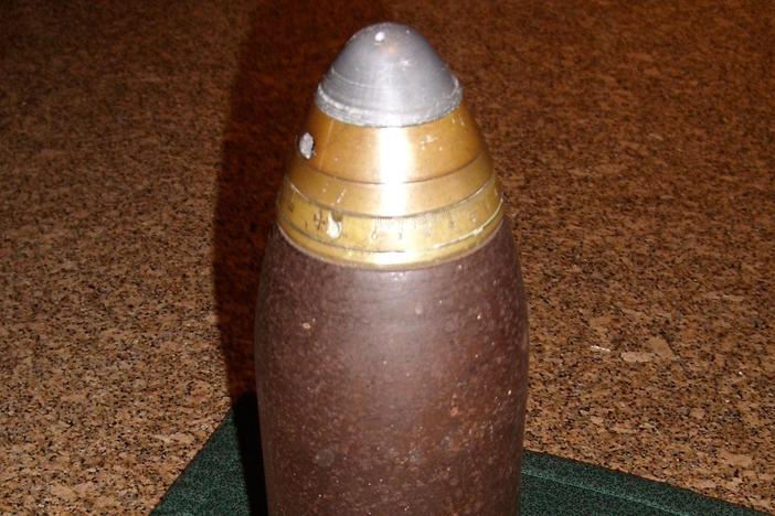 Is this shell from a devastating act of foreign sabotage on U.S. soil?