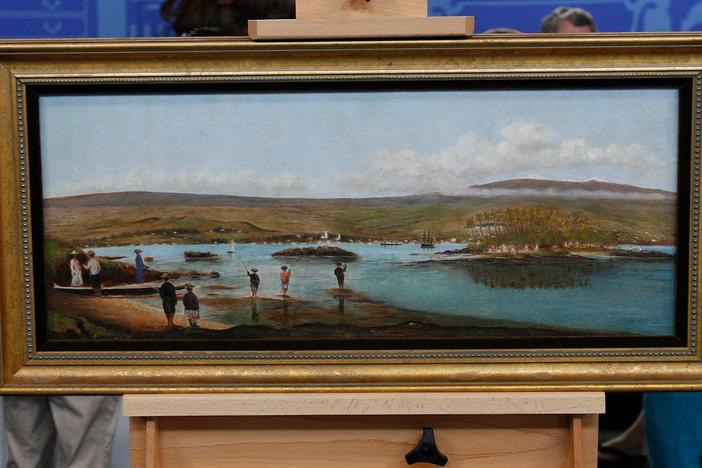 Appraisal: 1888 Joseph Nawahi Painting , from Celebrating Asian-Pacific Heritage.